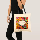 Tote Bag Texture colorée de trous (Devant (produit))
