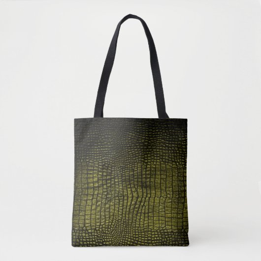 Tote Bag Texture de crocodile foncé de luxe (Devant)