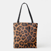 Tote Bag Texture de peau de léopard : Parcelle de tache léo (Dos)