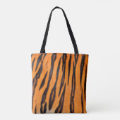 Tote Bag Texture d'impression de tigre (Dos)