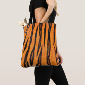 Tote Bag Texture d'impression de tigre (De près)
