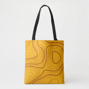 Tote Bag Texture du bois, abstraction linéaire arrière-fond
