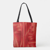 Tote Bag Texture dynamique des muscles rouges Abstraite (Dos)