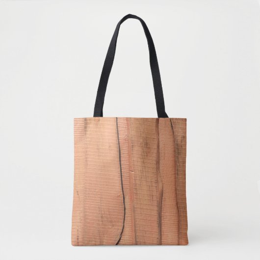 Tote Bag Texture en bois (Devant)