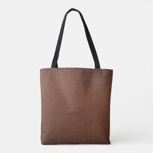 Tote Bag Texture en cuir authentique, véritable arrière - p (Dos)