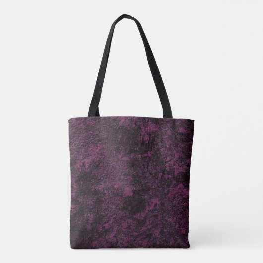 Tote Bag Texture en cuir bordeaux (Dos)