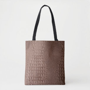 Tote Bag texture en cuir Brown arrière - plan fermer macros