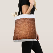 Tote Bag texture en cuir Brown pour arrière - plan (De près)