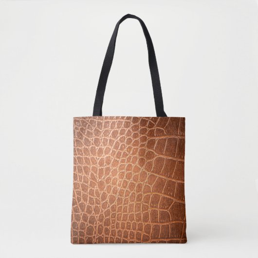 Tote Bag texture en cuir Brown pour arrière - plan (Devant)