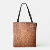 Tote Bag texture en cuir Brown pour arrière - plan (Dos)