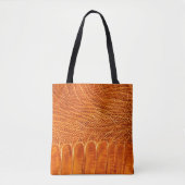 Tote Bag Texture en cuir d'autruche (Devant)