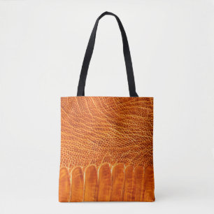 Tote Bag Texture en cuir d'autruche