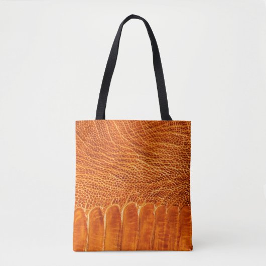 Tote Bag Texture en cuir d'autruche (Devant)