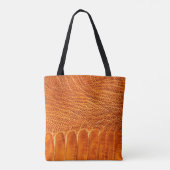 Tote Bag Texture en cuir d'autruche (Dos)