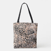 Tote Bag Texture léopard, motif poster de animal léopard (Dos)