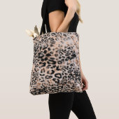 Tote Bag Texture léopard, motif poster de animal léopard (De près)
