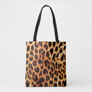 Tote Bag Texture léopard, motif sans couture d'animal afric