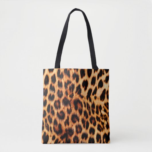 Tote Bag Texture léopard, motif sans couture d'animal afric (Devant)
