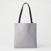 Tote Bag Texture métallique argent brossé Premium (Devant)