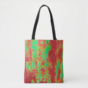 Tote Bag Texture métallique avec égratignures et fissures e