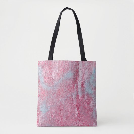 Tote Bag Texture métallique avec rayures et fissures abstra (Devant)