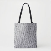 Tote Bag texture motif tricotée (Devant)