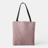 Tote Bag Texture or métallique, quartz rose. (Dos)