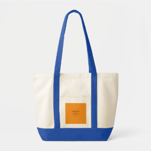 Tote Bag Texture Orange Rétro – Art pour l'ambiance estival