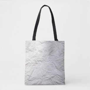 Tote Bag Texture papier broyée, arrière - plan détaillé.