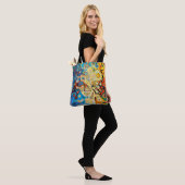 Tote Bag Texture structure abstraite colorée (Sur le modèle)