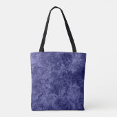Tote Bag texture violet foncé texturé en marbre de daim g (Dos)
