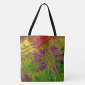 Tote Bag "Textured Florals" (large) Shoulder Tote (Devant)