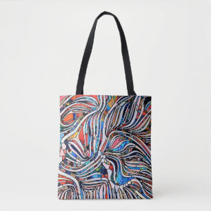 Tote Bag Textures brisées : Unité de verre tendue