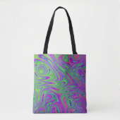 Tote Bag textures psychodeliques (Devant)