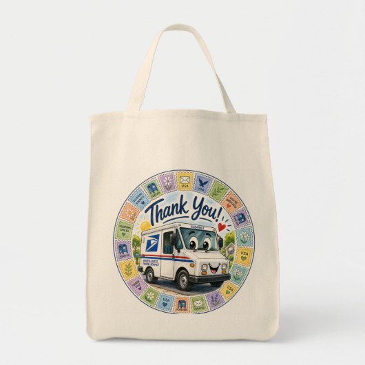 Tote Bag Thank you Postal Workers  (Devant)