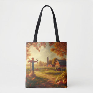 Tote Bag Thanksgiving/Automne/Automne/Automne sur la ferme