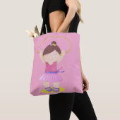 Tote Bag The Ballerina Jumping Rope (De près)