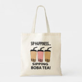Tote Bag Thé Boba Thé aux bulles  (Dos)