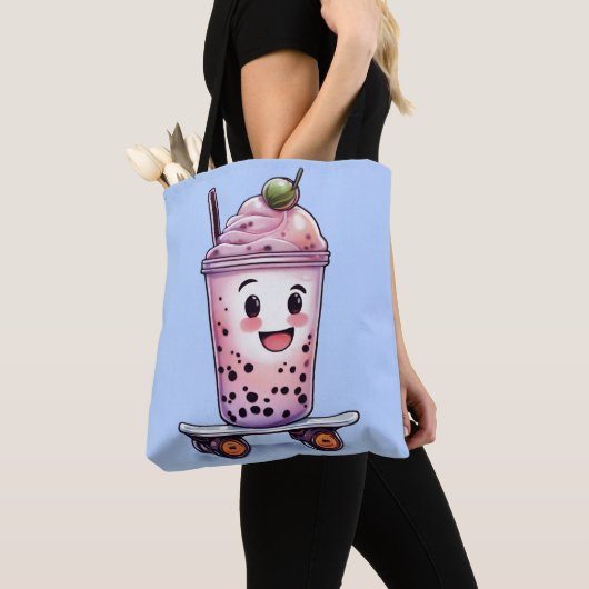 Tote Bag thé bobba (De près)