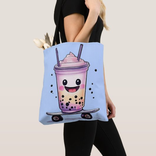 Tote Bag thé bobba (De près)