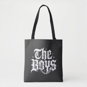 Tote Bag The Boys Typographie Gothique Chaîne Streetwear