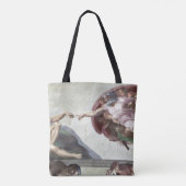 Tote Bag <The Creation of Adam> par Michaël Angelo (Dos)