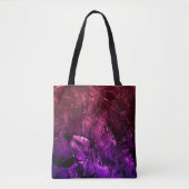 Tote Bag The dark abstract background texture with gradient (Devant)