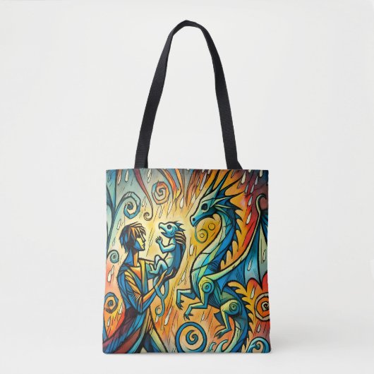 Tote Bag  the dragon keeper (Devant)