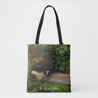 Tote Bag The Fate of Ophelia Customizable Text 
