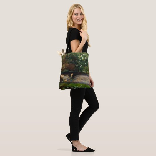 Tote Bag The Fate of Ophelia Customizable Text  (Sur le modèle)