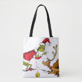 Tote Bag The Grinch Prepares Max the Reindeer (Devant)