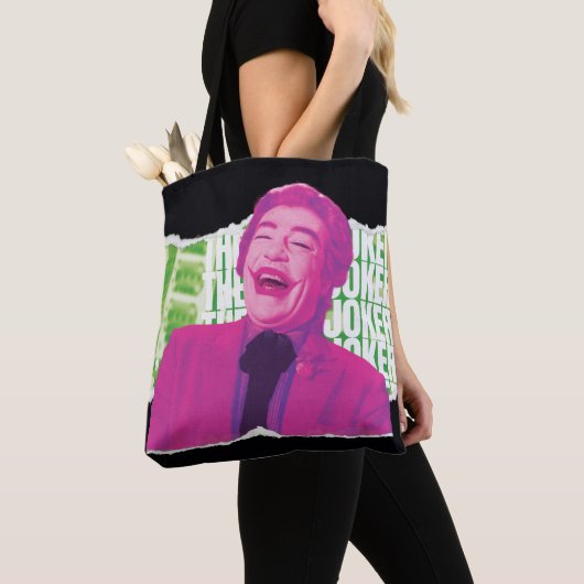 Tote Bag The Joker Scrapbook Laugh (De près)