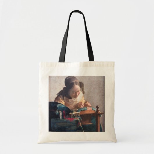 Tote Bag The Lacemaker, Johannes Vermeer, 1669-1670 (Devant)