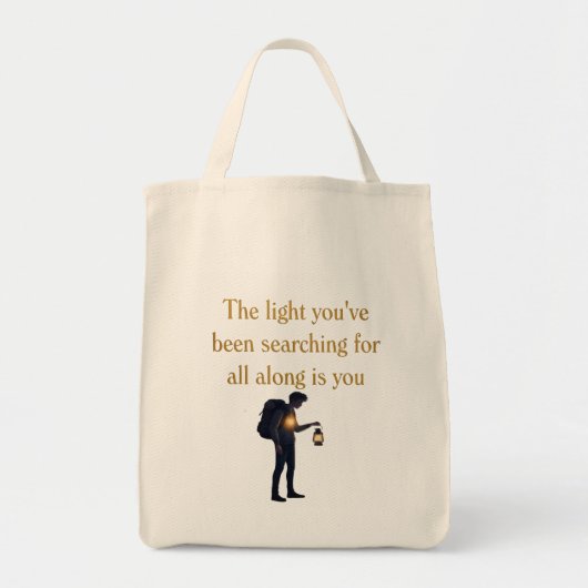 Tote Bag The light is you iPad Smart Cover (Devant)